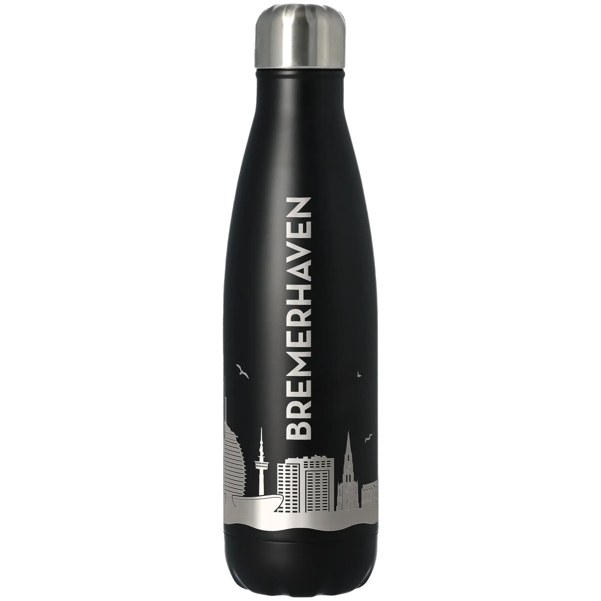 Trinkflasche Skyline Bremerhaven