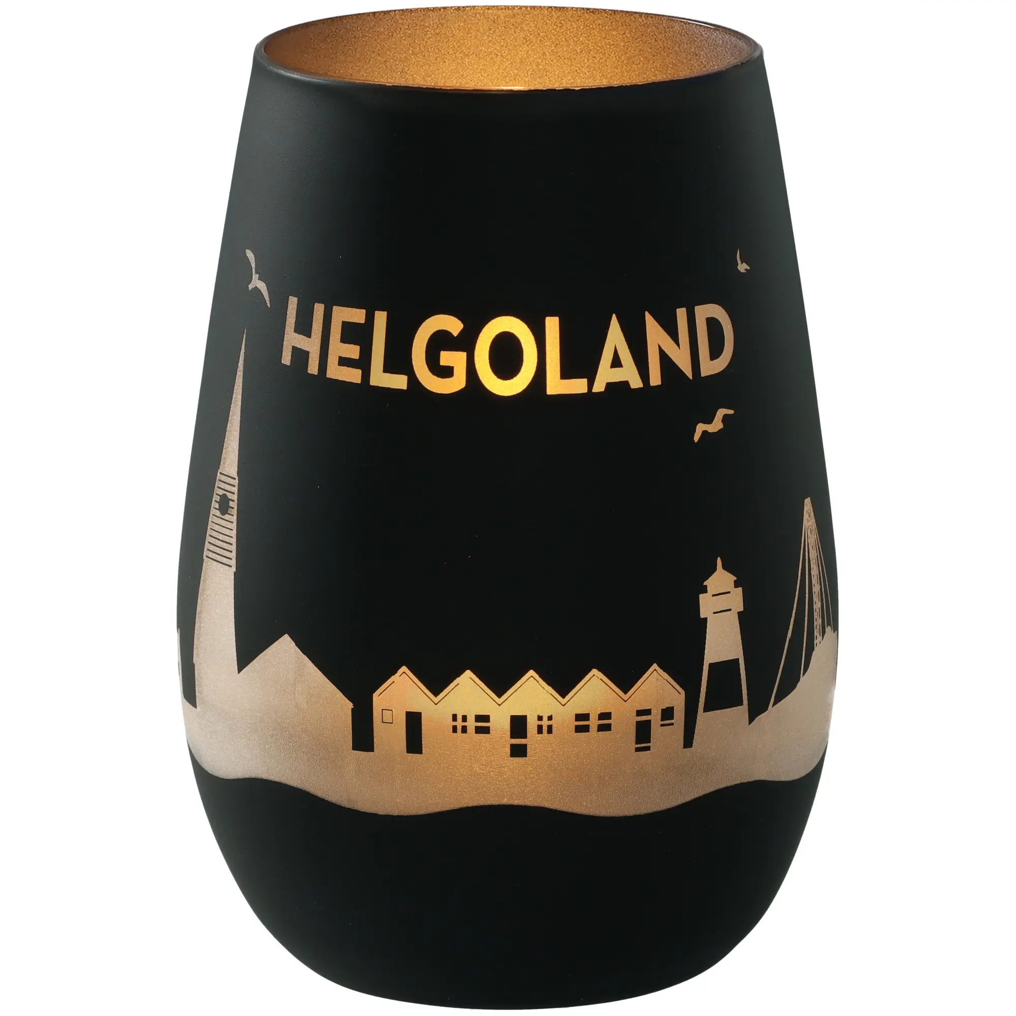 Windlicht Skyline Helgoland