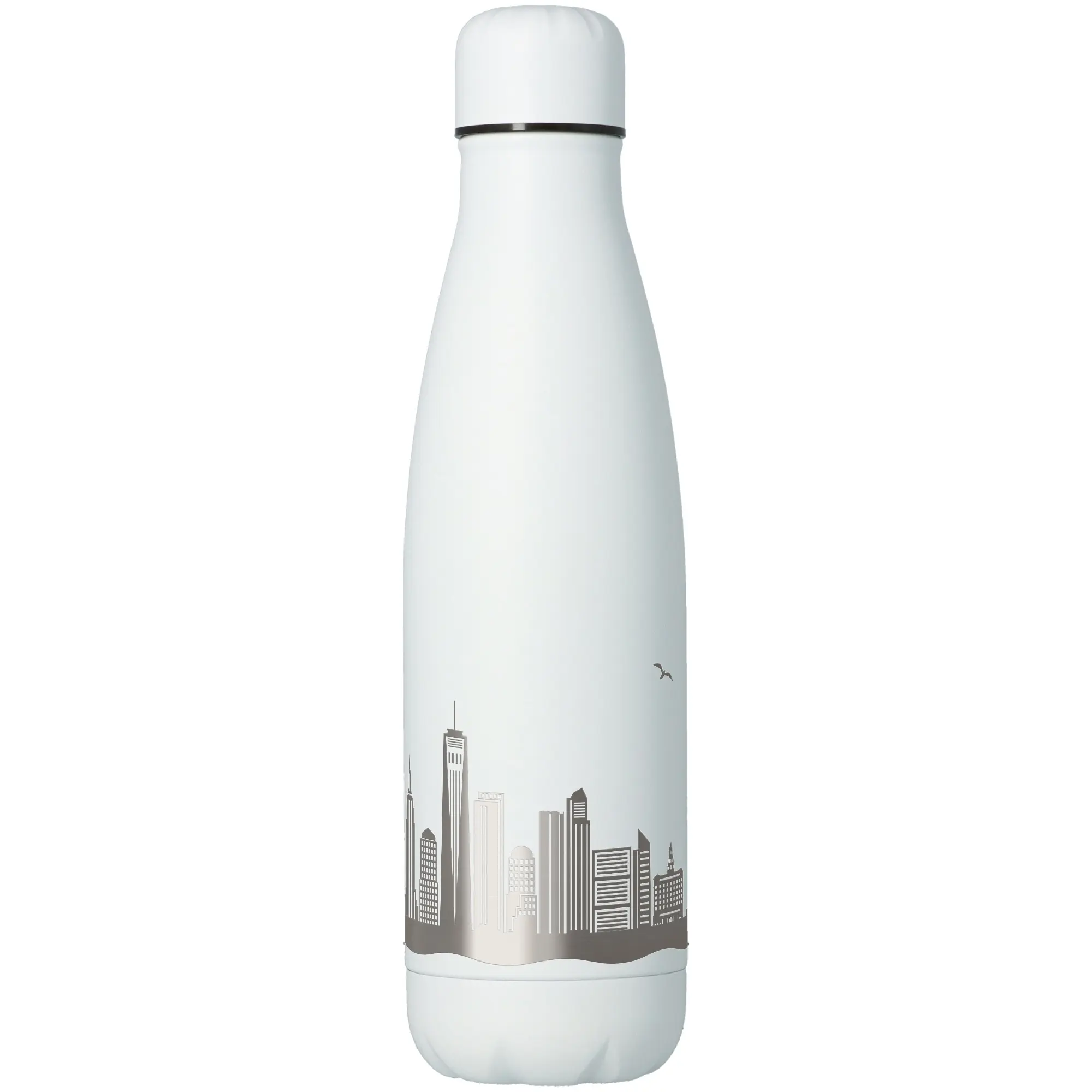 Goodtimes Trinkflasche Skyline New York Weiß 500ml