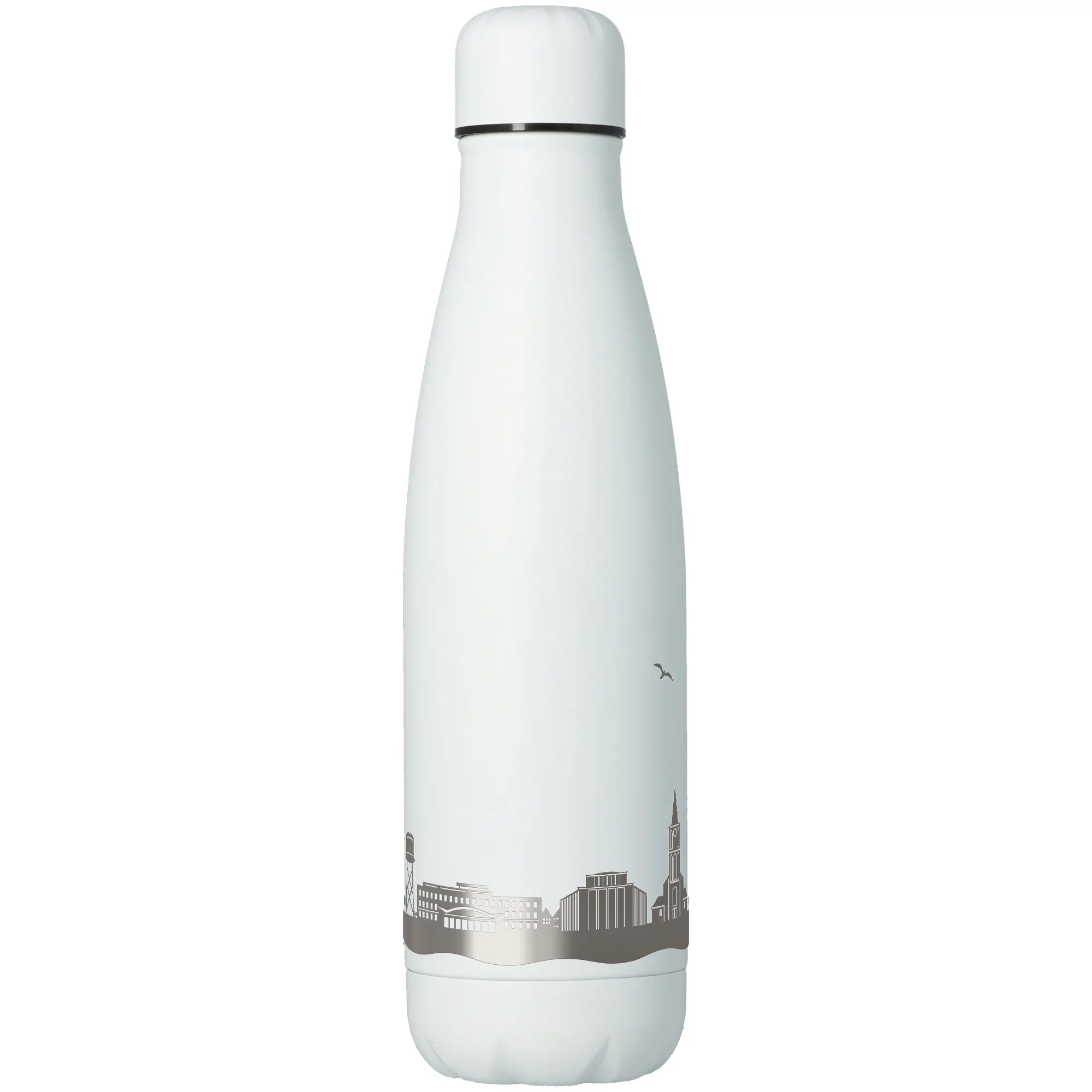 Goodtimes Trinkflasche Skyline Bochum Weiß 500ml