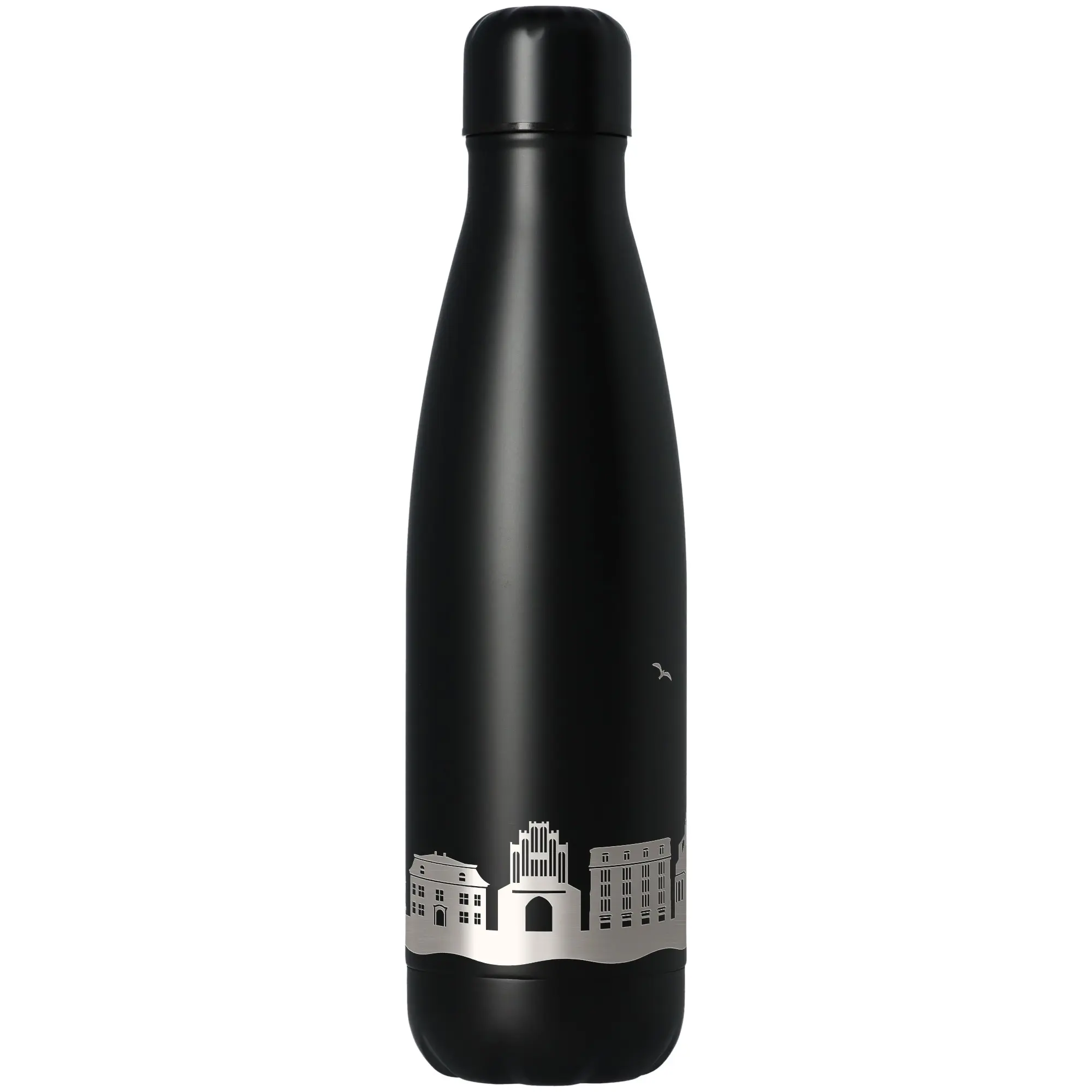 Goodtimes Trinkflasche Skyline Wismar Schwarz 500ml