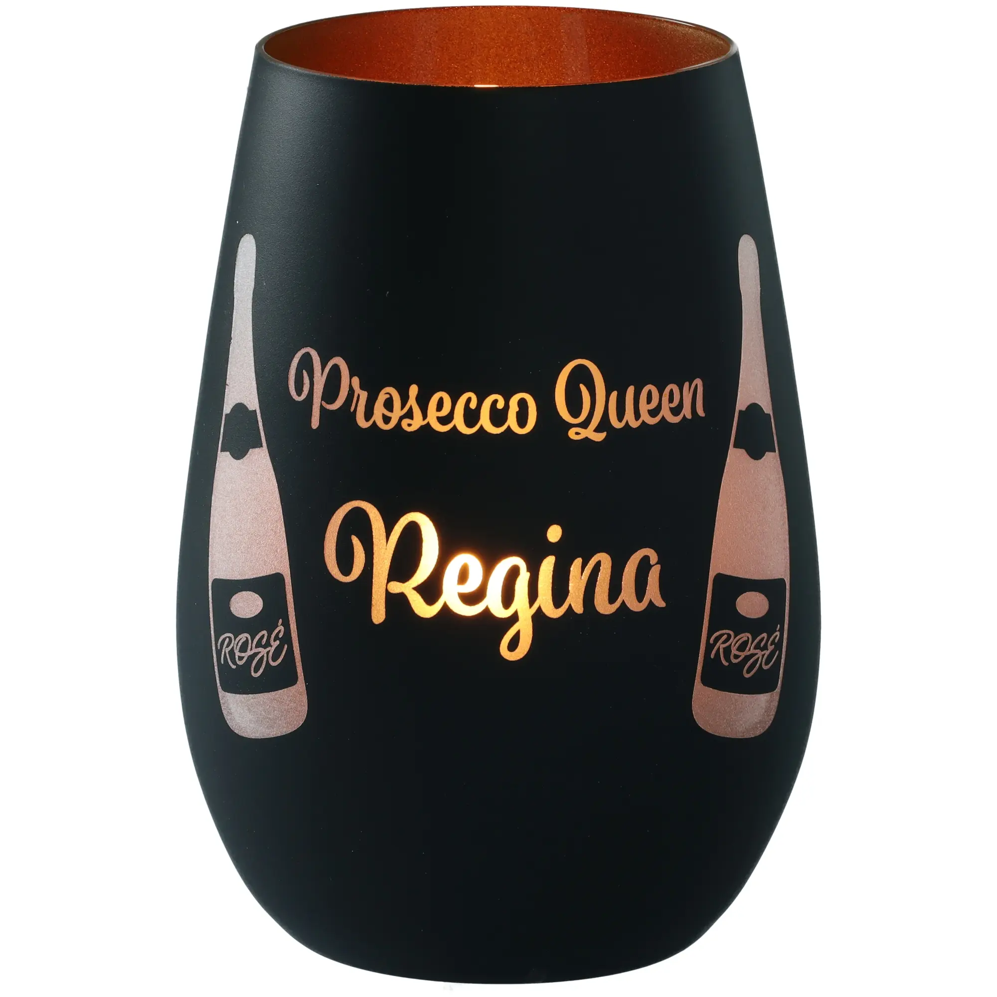 Windlicht "Prosecco Queen"