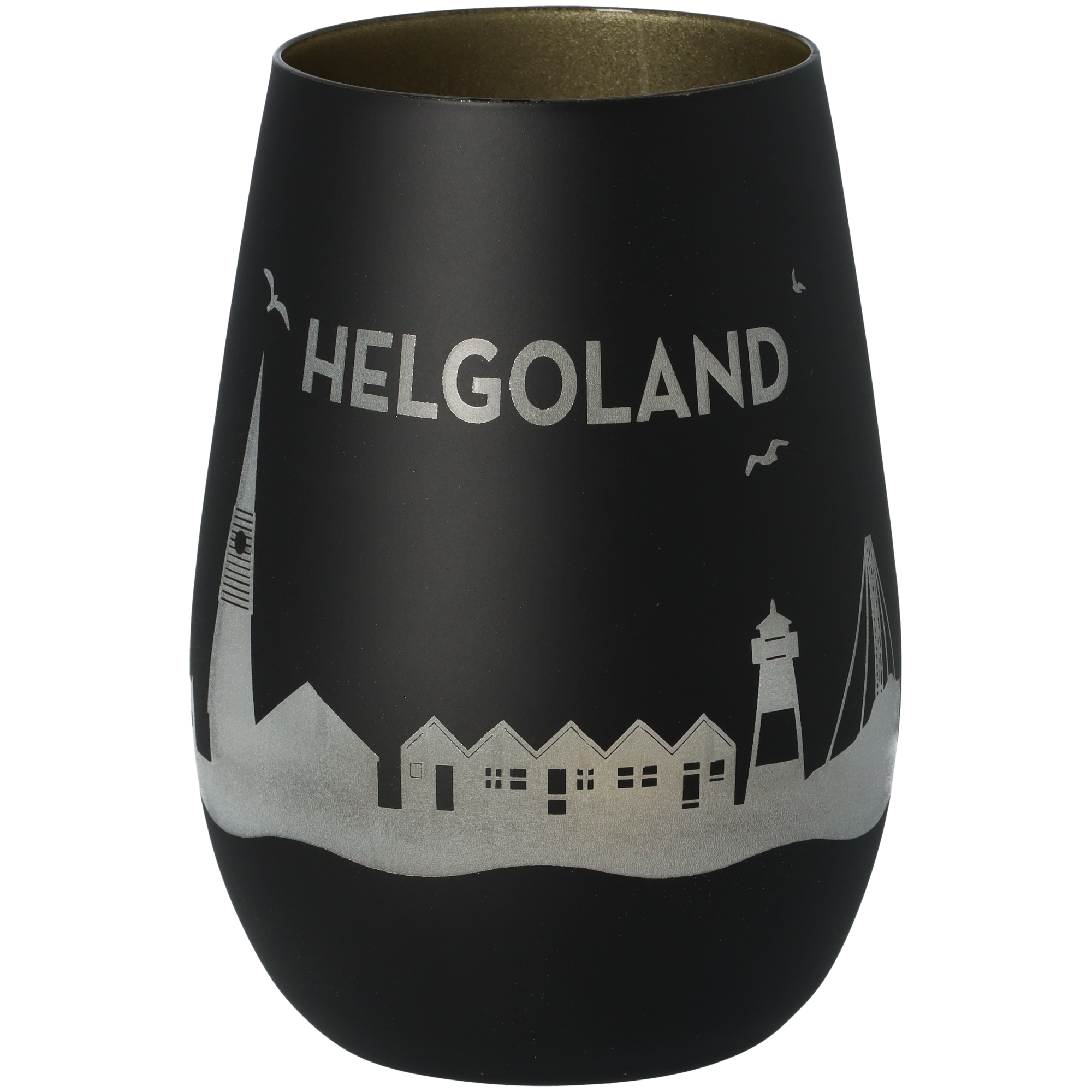 Windlicht Skyline Helgoland