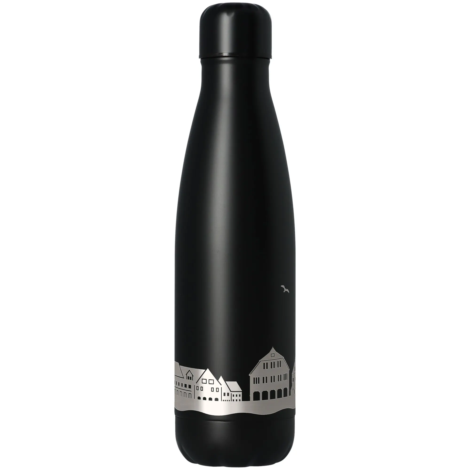 Goodtimes Trinkflasche Skyline Rellingen Schwarz 500ml