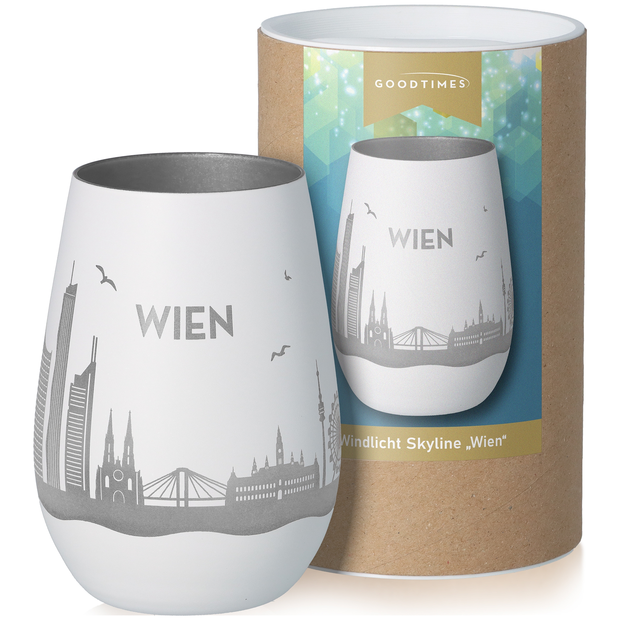 Windlicht Skyline Wien