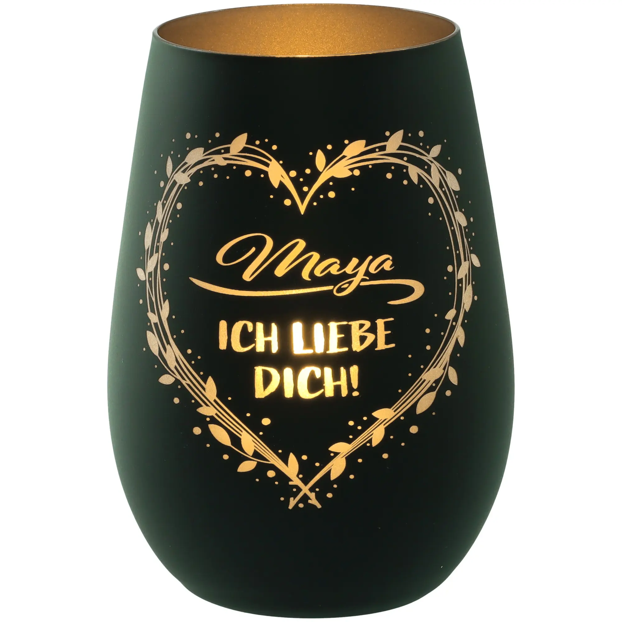 Windlicht "Ich liebe dich"