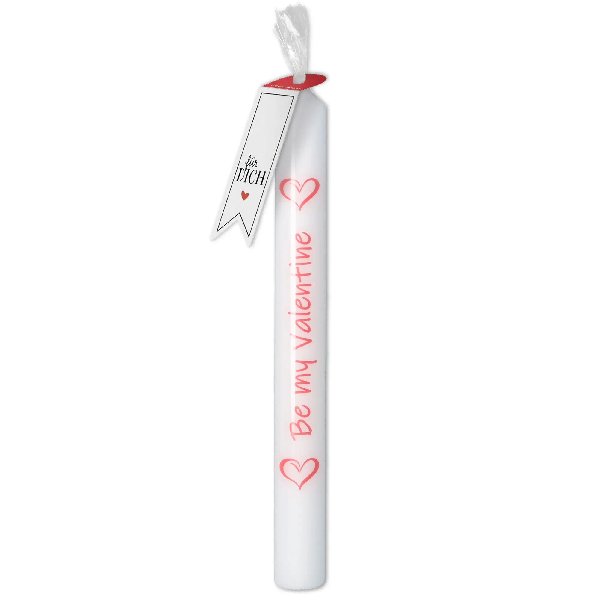 Stabkerze "Be my Valentine"